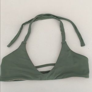 Midori Olive Bikini Top S